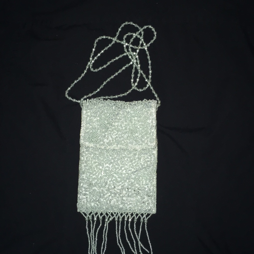 Valerie Stevens Light Blue beaded bag